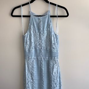 Gianni Bini light blue mini dress